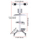 TheDisplayOutlet Mobile Computer Cart with Power Dual Monitor Mount Image