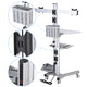 TheDisplayOutlet NexusX Mobile Computer Cart with Power Dual Monitor Mount Image