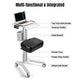 Mobile Laptop Desk Cart with Power Outlet