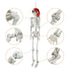 5'5" Full Body Cowboy Pirate Skeleton Posable Halloween Decoration