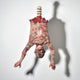TheDisplayOutlet Life-Size Halloween Props Severed Skinned Hanging Torso Image