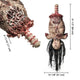 Life-Size Halloween Props Hanging Torso Limbless Woman