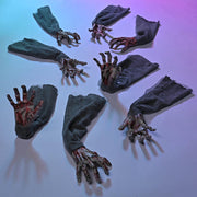 Lawn Zombie Hands 4 Pairs Scary Fake Hands Outdoor Decorations