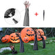 TheDisplayOutlet Lawn Zombie Hands 4 Pairs Scary Fake Hands Outdoor Decorations Image