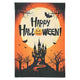 TheDisplayOutlet Smalll Halloween Flag Garden Yard Decor 12x18", Castle Image