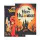 TheDisplayOutlet Smalll Halloween Flag Garden Yard Decor 12x18" Image
