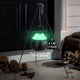 TheDisplayOutlet Halloween Decorations Witches Cauldron with Light & Stand, 8in Image