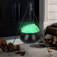 TheDisplayOutlet Halloween Decorations Witches Cauldron with Light & Stand Image
