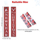 TheDisplayOutlet Christmas Signs Merry Christmas Happy New Year Door Sign 2 PCS Image