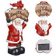 TheDisplayOutlet LED Christmas Figurine 12" Santa Snowman Resin Image