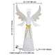 TheDisplayOutlet 67" Large Lighted Angel Outdoor Christmas Display Image