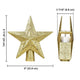 TheDisplayOutlet Lighted Tree Topper Projector (Star Snowflake Options) Image