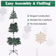 7.5 ft Xmas Tree with Ribbon & Foldable Metal Stand