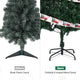 TheDisplayOutlet 7.5 ft Xmas Tree with Ribbon & Foldable Metal Stand Image
