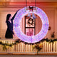 TheDisplayOutlet 5ft Giant Light Up Wreath for House Outdoor Decoration Image