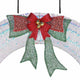 TheDisplayOutlet 5ft Giant Light Up Wreath for House Outdoor Decoration Image