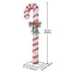 TheDisplayOutlet 8ft LED Lighted Outdoor Huge Candy Cane Decorations Image