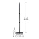 TheDisplayOutlet 3ft Adjustable Steel Wreath Stand Display Pole Mount 3ct/pk Image