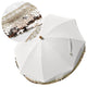 TheDisplayOutlet Patio Umbrella Tilt Wooden 6ft 8-Rib with Sequin Jazz Image