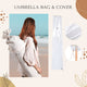 TheDisplayOutlet Patio Umbrella Wooden 7ft 8-Rib Tassel Boho 5-10yr Image