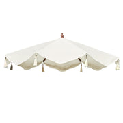 7ft Patio Market Umbrella Replacement Canopy 8-Rib Boho 5-10yr