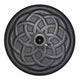 20 lb Round Patio Umbrella Stand Resin Concrete Base D2 3/16"