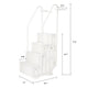 TheDisplayOutlet 78" Above Ground Pool Ladder Stairs Image