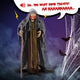 TheDisplayOutlet Halloween Witch with Crutch Animated Decoration Sound Motion Image