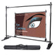 TheDisplayOutlet 8 ft Adjustable Telescopic Trade Show Banner Stand Image