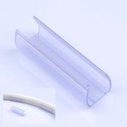 TheDisplayOutlet DELight 50 Pieces 1/2" PVC Channel Mounting Flex Neon Lights Image