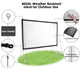 TheDisplayOutlet Portable Freestanding Front Projector Screen w/ Legs 120" 16:9 Image