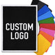 TheDisplayOutlet Custom Tufted-in Logo Artificial Turf: Custom Sized, 9 Colors 53oz Image