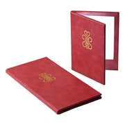 Custom LED Menu Cover 5.5x7 2-View, Custom Logo & Color 5ct/pk