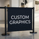 TheDisplayOutlet 39.4" Retractable Banner for Stanchions, Custom Graphics Image