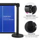 TheDisplayOutlet 47.3" Retractable Banner for Stanchions, Custom Graphics Image