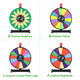 12" Custom Prize Wheel Dry Erase Spin Wheel Tabletop 1ct/pk