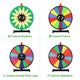 TheDisplayOutlet 18" Custom Prize Wheel Dry Erase Spin Wheel Tabletop 1ct/pk Image