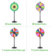 24" Custom Prize Wheel Dry Erase Spin Wheel Tabletop & Floor 1ct/pk