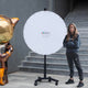 TheDisplayOutlet 48" Custom Prize Wheel Dry Erase Spin Wheel Rolling Stand 1ct/pk Image