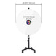 TheDisplayOutlet 48" Custom Prize Wheel Dry Erase Spin Wheel Rolling Stand Image