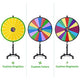 TheDisplayOutlet 48" Custom Prize Wheel Dry Erase Spin Wheel Rolling Stand Image