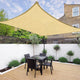 TheDisplayOutlet Rectangle Shade Sail Patio Deck Shade 16x12, Desert Sand Image