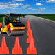 18" Traffic Cones 6-Pack Fluorescent PVC