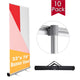 TheDisplayOutlet 33" Roll Up Retractable Banner Stand Vertical 10ct/Pack Image