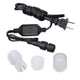 TheDisplayOutlet 10pcs Connectors & Power Cords for LED Rope Lights Image