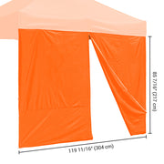 10'x7' Sidewall w/ Zipper for Pop Up Canopy CPAI-84