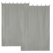 Tab Top Curtain Panel for Porch, Doors 54x84 2ct/Pack