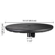 Outdoor Umbrella Table Drink Tray 20x1.5 in