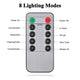 Solar Lights for Patio Umbrella 9-10ft 8-Rib Remote Control