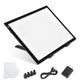 19 inch LED Tracing Light Board w/ Rotating Base & Tracing Paper